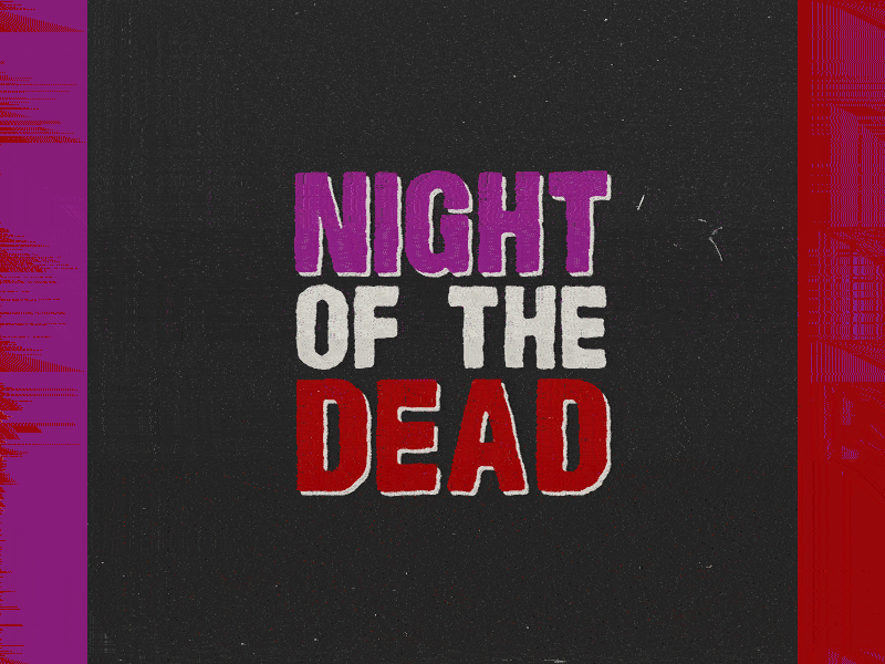 Night of Dead data bending design graphic design graphicdesign kinetic mosh motion motion graphics