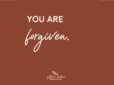 You Are Forgiven bible bible verse christian christian designer design forgive forgiven forgiveness graphic icon illustration illustrator jesus simple