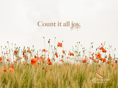 Count It All Joy II bible verse christian christian designer design graphic illustrator jesus joy joyful logo simple unsplash vector