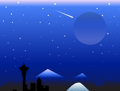 Seattle on illustrator design illustration vector