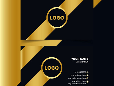 Black and gold business card template 2 side card 2020 card 2025 card business card business cards design business cards mockup business cards templates classic business card color business card company business card corporate business card double sided business cards luxury business card modern business card new business card