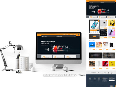 E Commerce Design Mockup ecommerce online store web ui webdesign