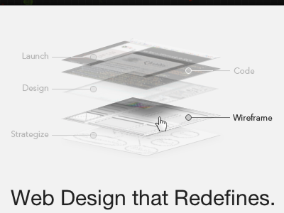 Interactive Layers Area interactive web design