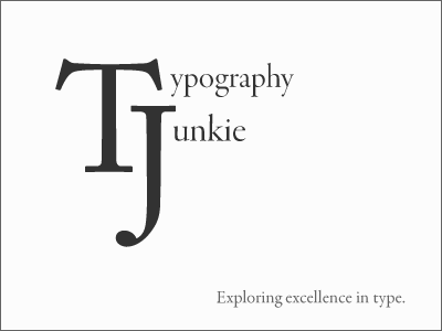 Typography Junkie - WIP typography