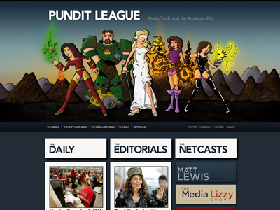 Pundit League Website illustration pundit league typography ui website