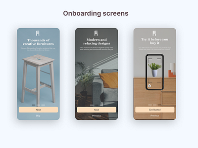 Furniture App Onboarding