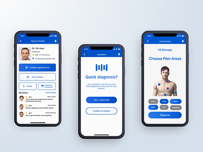 medCare (Medical App) ai animation app app design artificial intellegence design home inspiration login mobile mobile design symptoms ui ui ux ux