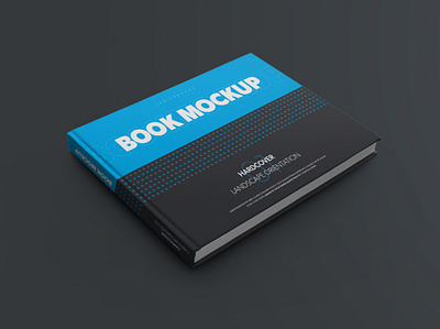 Free Landscape Book Hardcover Mockup free mockup freebie freebies mock up mockup mockup design mockup psd mockups psd mockup psd mockups