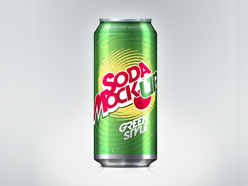 Free Soda Can Mockup PSD by Saleh on Dribbble