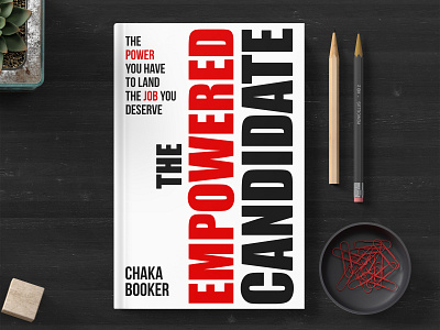 The Empowered Candidate book cover design graphics designs