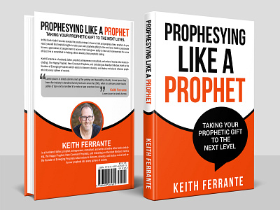 Prophesying Like a Prophet book cover design graphics designs illustration