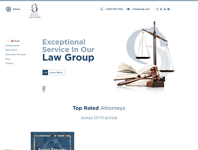 Law Group Website Design