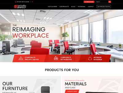 Furniture Company Website Design