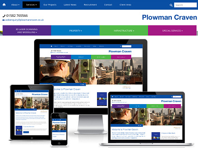 Plowman Craven live perch responsive webdesign website