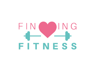 Finding Fitness Logo #1 fitness gym heart logo