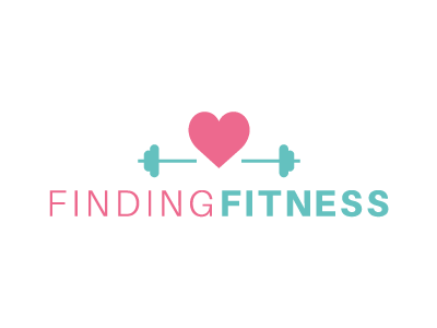 Finding Fitness Logo #2 fitness gym heart logo