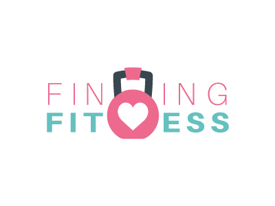 Finding Fitness Logo #4 concept fitness gym heart logo