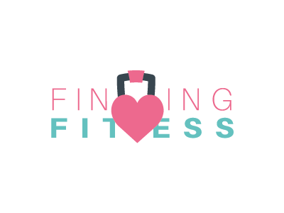 Finding Fitness Logo #5 concept fitness gym heart logo