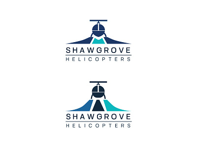 Shawgrove Logo Concepts amasci aviation branding company helicopter logo logo design