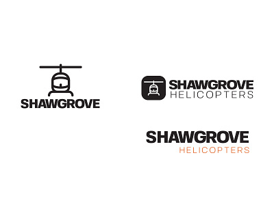 Shawgrove Logo Concepts amasci aviation branding company helicopter logo logo design