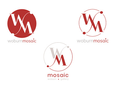 Woburn Mosaic Logo Concepts amasci branding company branding company logo concept logo logo design