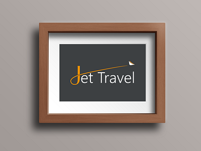 Mockup for Jet Travel's logo branding design logo mockup photoshop vector