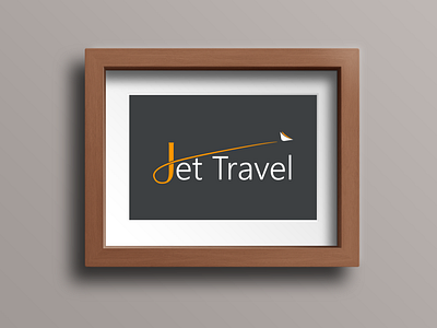 Mockup for Jet Travel's logo