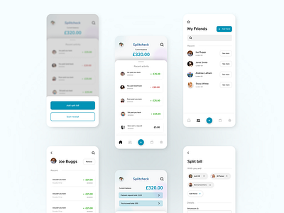 Splitcheck App Concept