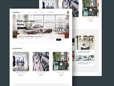 Apartment search website apartment hunt design flat finder product design ui ux web design webpage website design