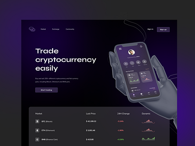 Web Design for Cryptocurrency Exchange bitcoin crypto crypto dashboard crypto desktop crypto market crypto web design cryptocurrency cryptocurrency exchange cryptocurrency web design ethereum