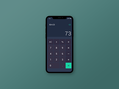 daily ui challenge 04 calculator