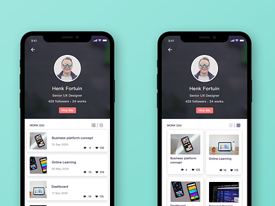 daily ui challenge 06 user profile