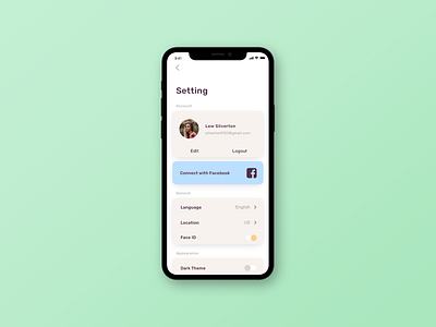daily ui challenge 07 settings page