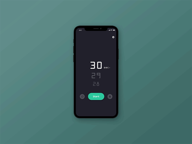 daily ui challenge 14 Countdown Timer by Po Yen Lin on Dribbble