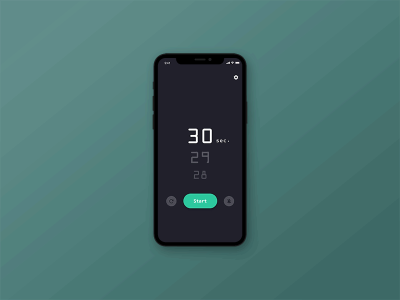 daily ui challenge 14 Countdown Timer app countdown timer dailyui design ui ui challenge