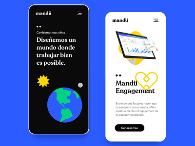 Mandü - website responsive