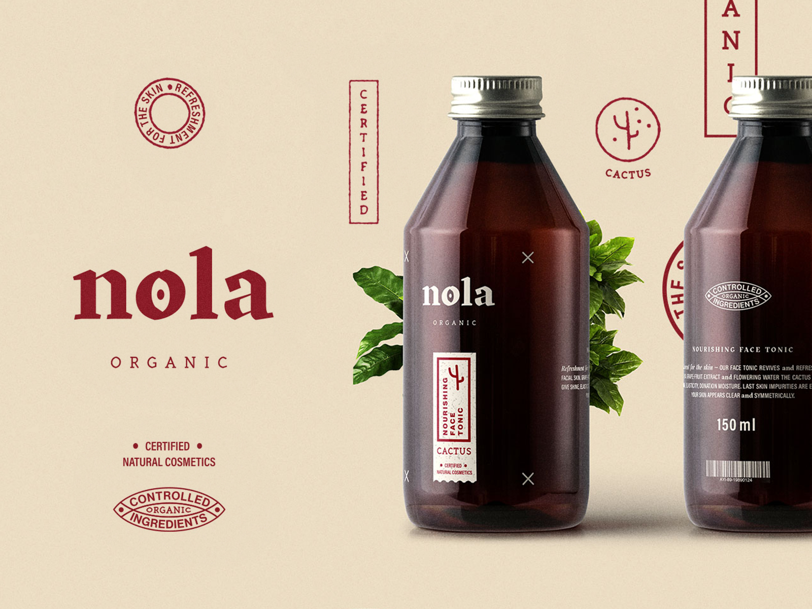 nola organic – Branding by Alex Plesovskich on Dribbble