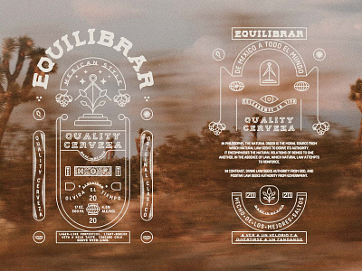 EQUILIBRAR allyoursisland artdirection beer branding brandinginspiration brandmark cerveza design designinspiration distressed graphicdesign illustration inspiration labeldesign mexican mexico packaging tradition typography vintage