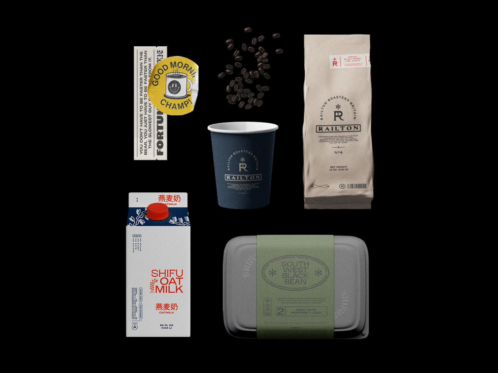 Good Morning dribbble branding branding concept coffee design eat fast food lockup milk packaging salat typography wrap