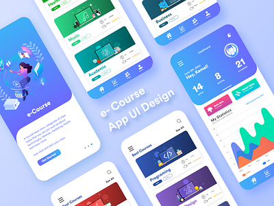 E-Course UI Design