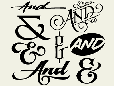 LHF 62 Ands ampersands artistic ands chuck davis commercial display letterhead fonts lhf 62 ands patrick kalange word art