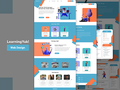 LearningYuk! Web Design design learn learning leraning platform ui ui design ux ux design web design website
