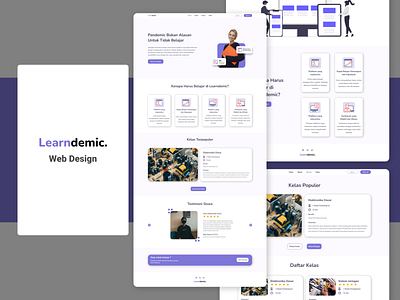 Learndemic. Web Design design learn learning platform ui ui design ux ux design website webste design