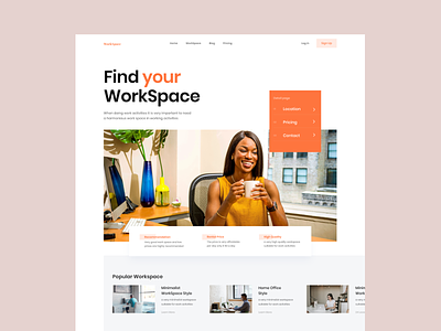 WorkSpace Hero Section