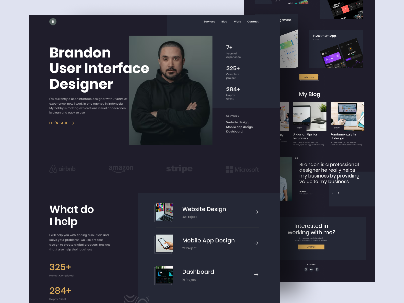 Brandon - Personal Website by Bagas Prayogo for Morva Labs on