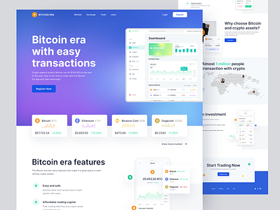 Bitcoin Era - Landing Page