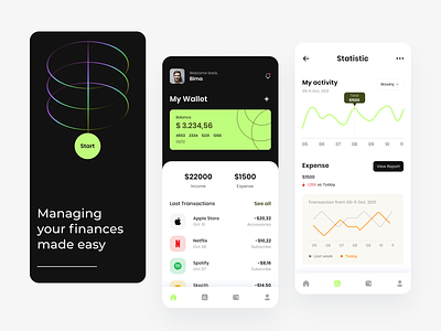 Finance Management - Mobile App