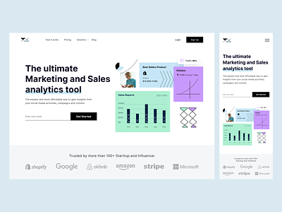 SaaS Landing Page Analytics for Sales