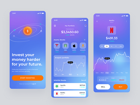 Investment Stock App by Bagas Prayogo for Morva Labs on Dribbble