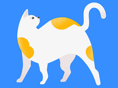 Cat doodle art direction cat design doodle drawing flatdesign illustration vector